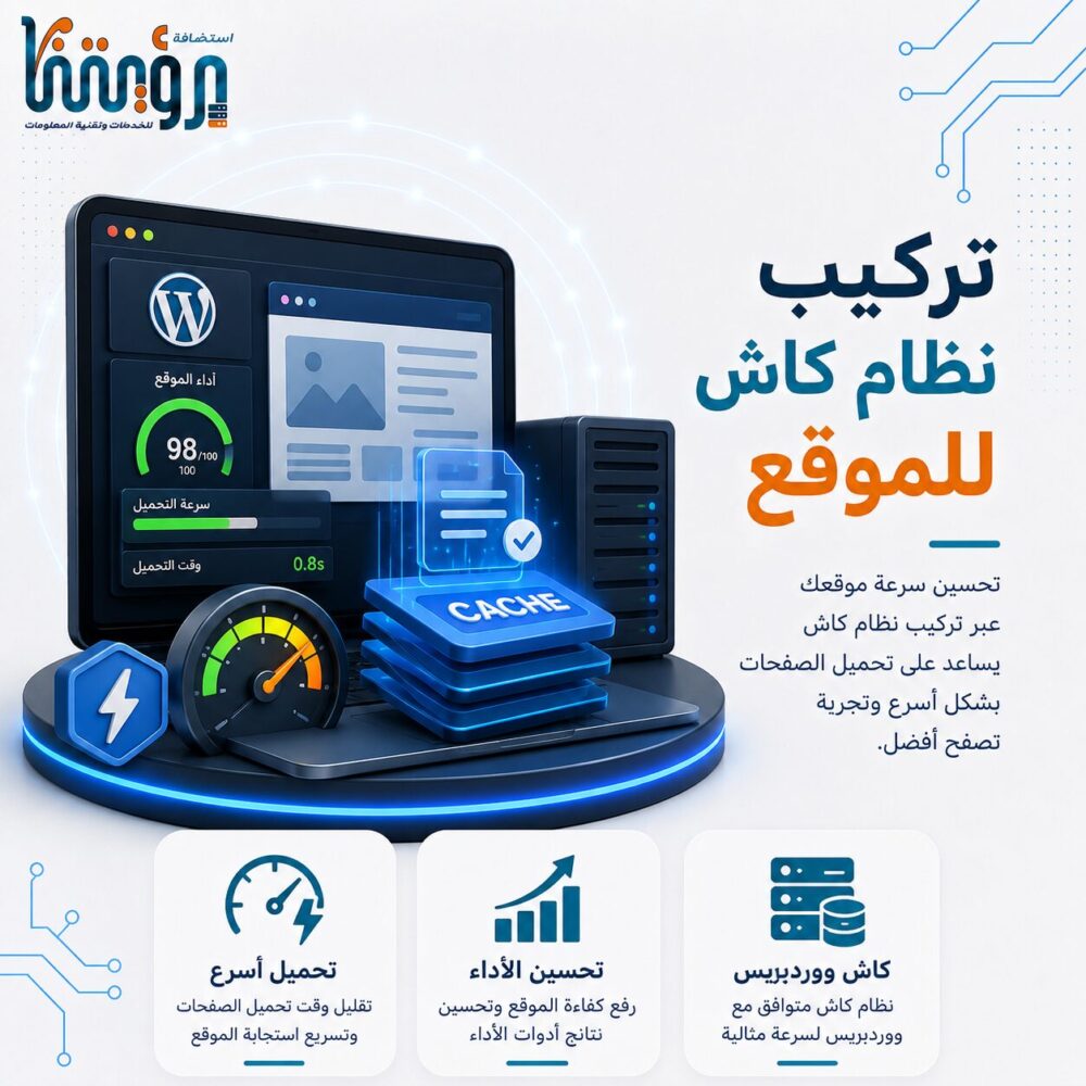 تركيب نظام كاش لموقعك وتحسين سرعته