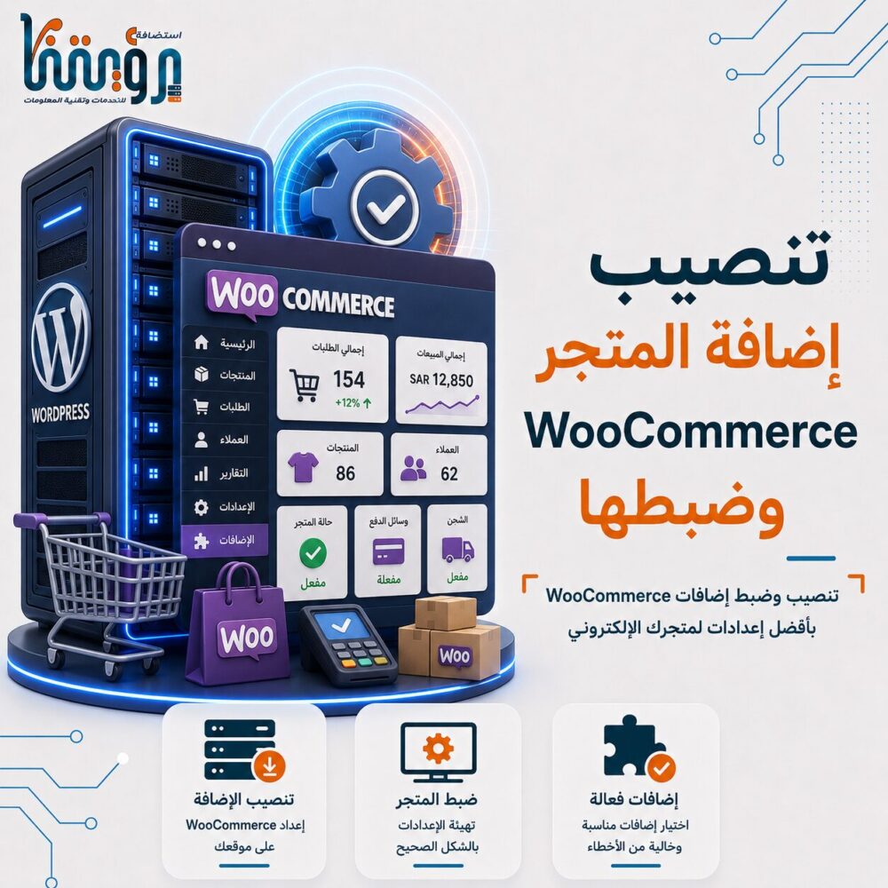 تنصيب إضافة المتجر WooCommerce وضبطها